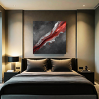 FORGE VELOCITY — Masculine Abstract Canvas Print