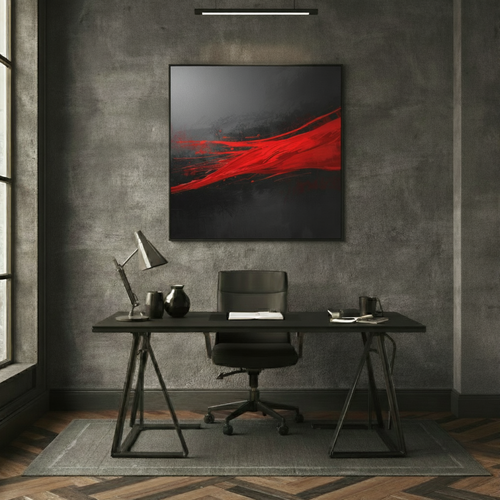 FOCUSED FIRE– Masculine Abstract Wall Art | Canvas Print |