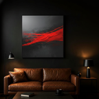 FOCUSED FIRE– Masculine Abstract Wall Art | Canvas Print |